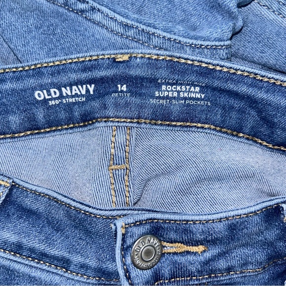 Old Navy Blue Skinny Jeans Modern Fit - Picture 3 of 3